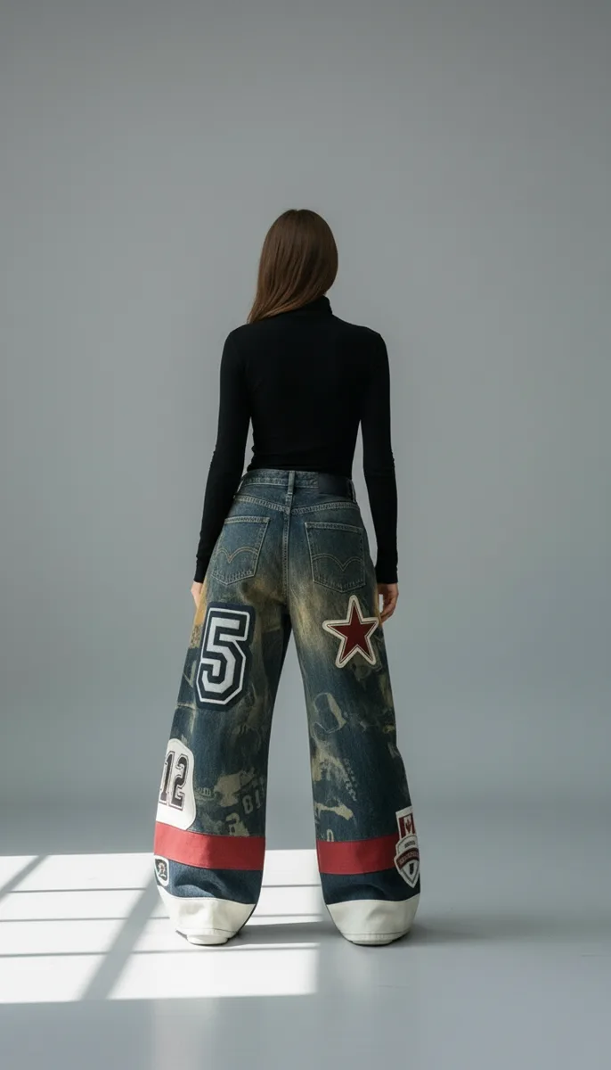 Jeansy amerykańskie 12, , 2