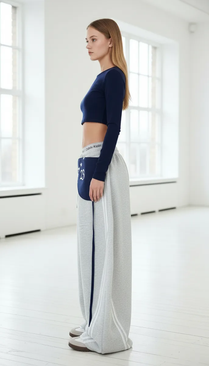 Hose 1720, Grau, 3