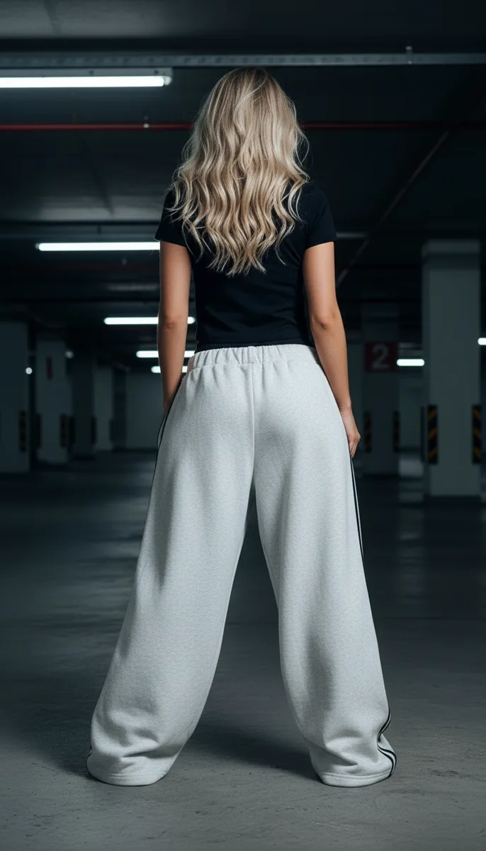 Hose 1723, Grau, 2