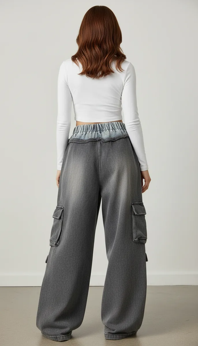 Pantalones 1729, Gris, 2