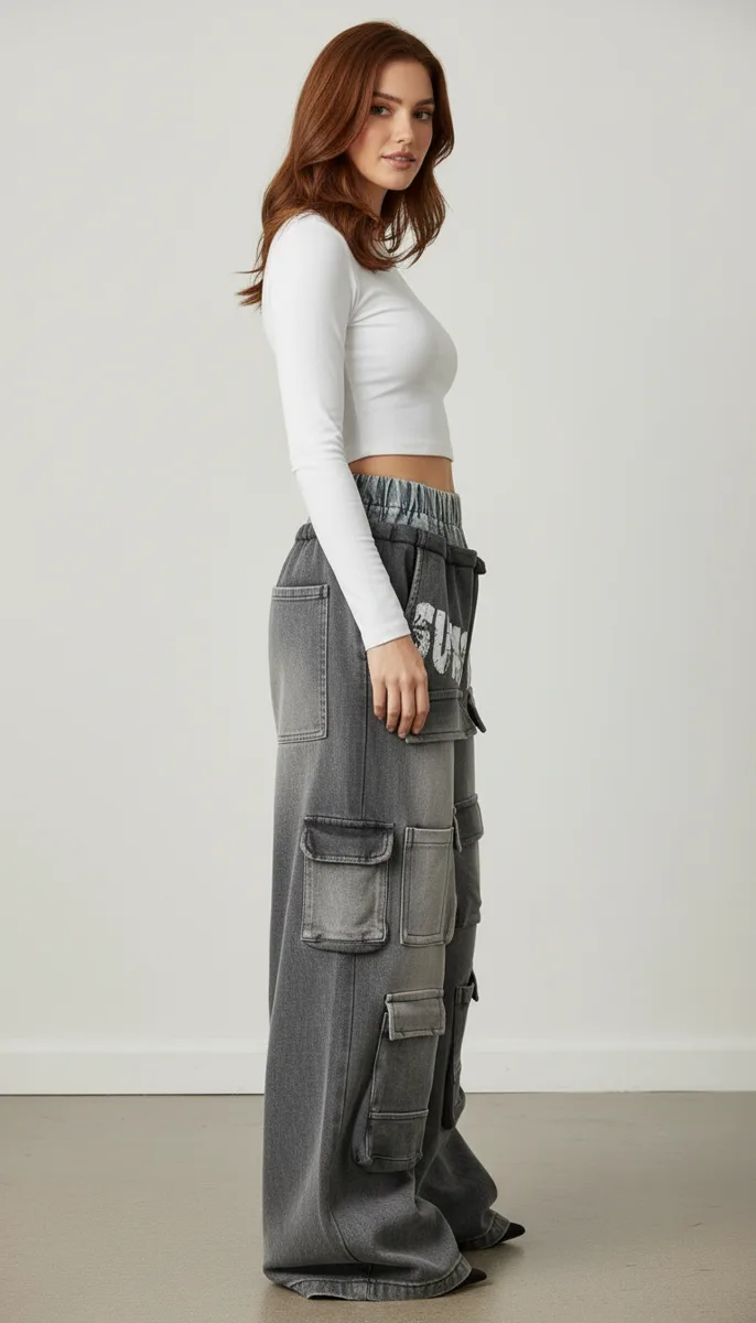 Pantalones 1729, Gris, 3