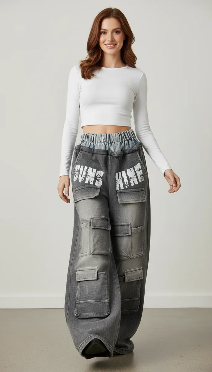 Pantalones 1729, Gris, 6