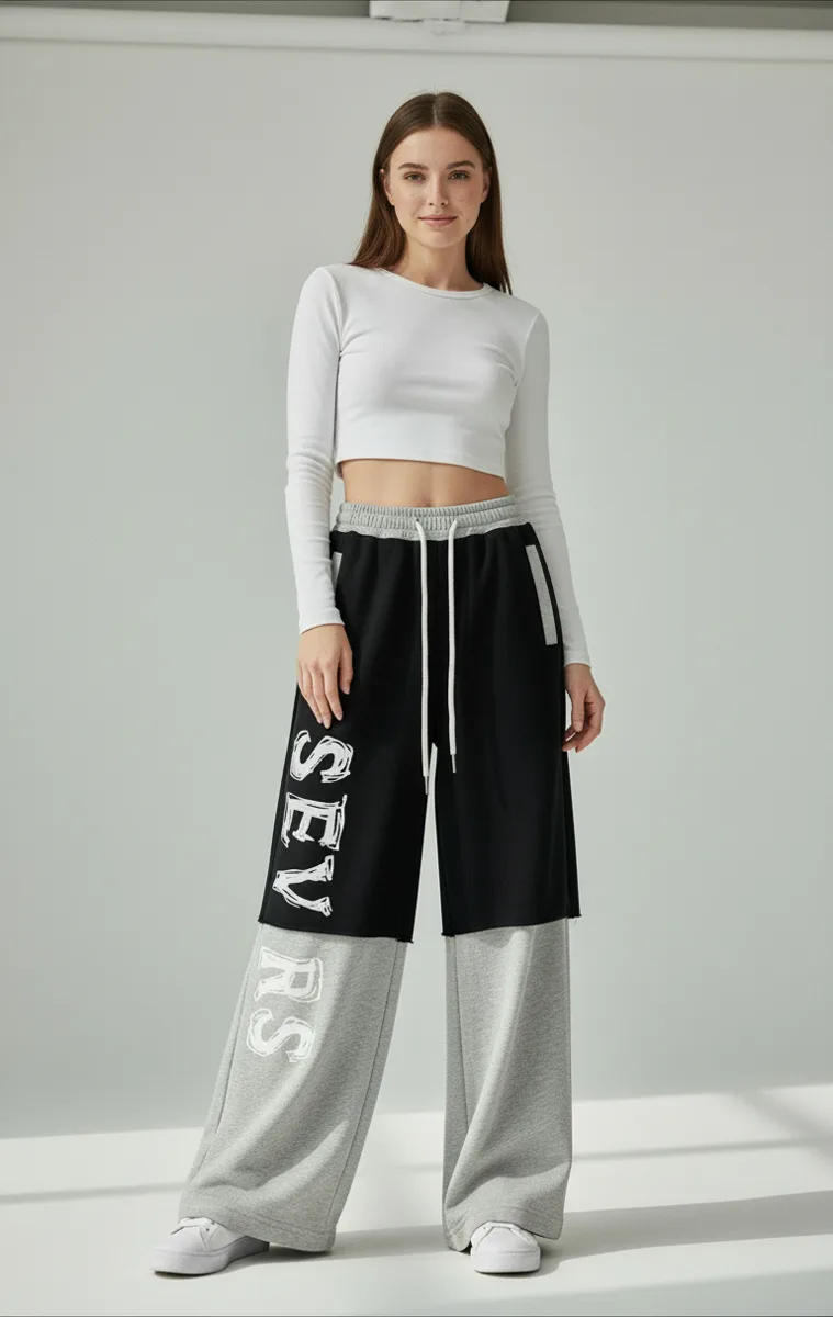 Trousers 1732, Black, 4