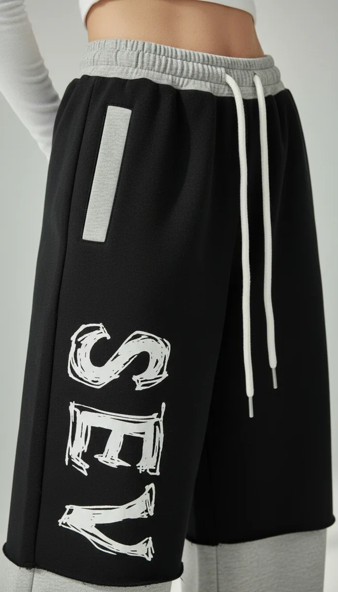 Trousers 1732, Black, 5