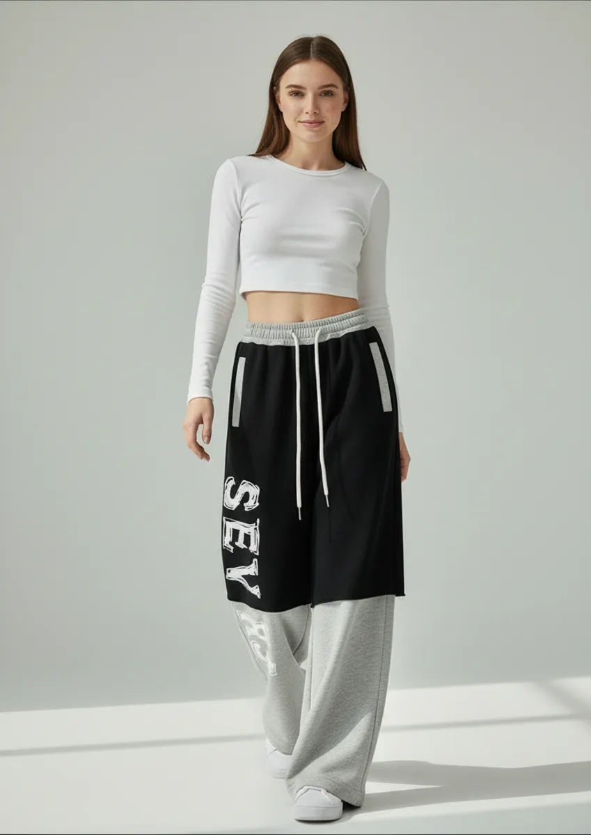 Trousers 1732, Black, 6