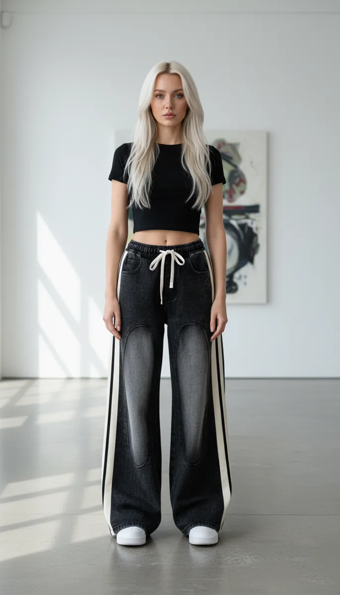 Hose 1734, Weiß — AMINA.ANIMA