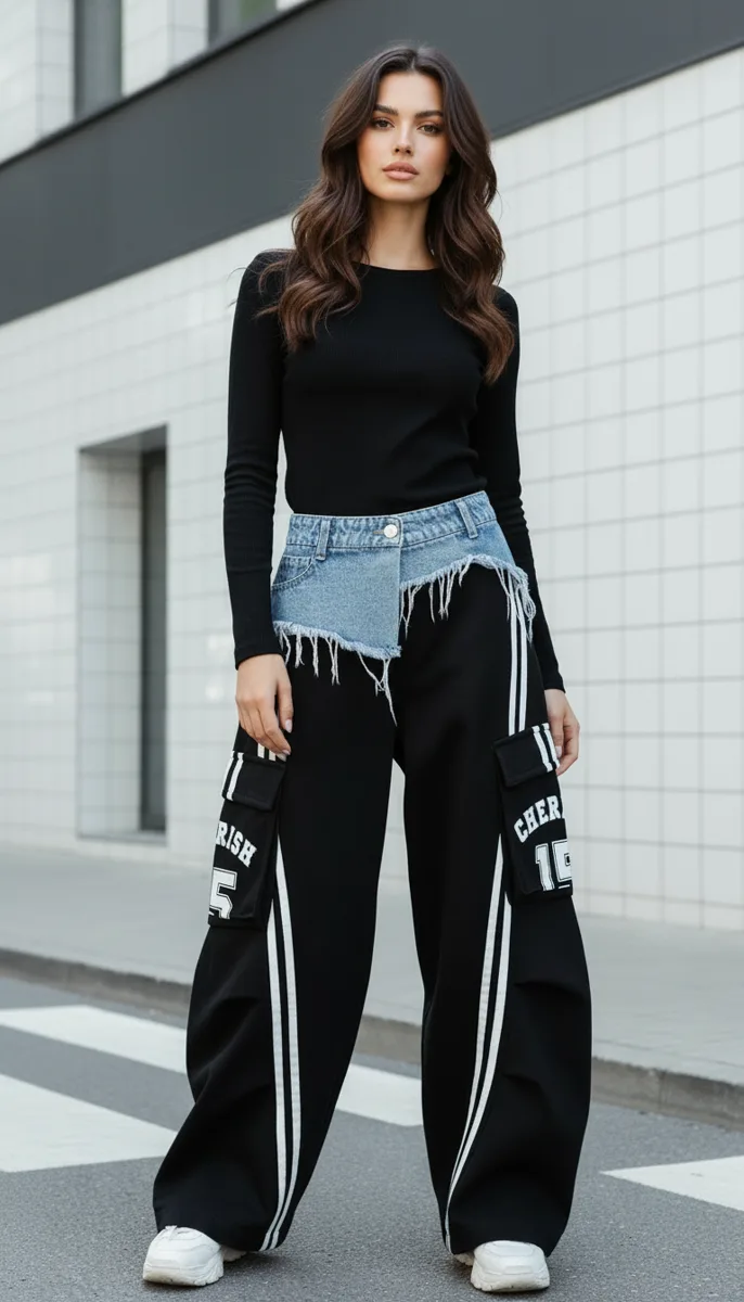 Hose 1739, Schwarz — AMINA.ANIMA (4)