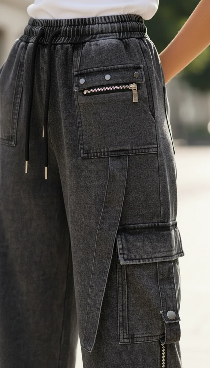 Hose 1740, Schwarz — AMINA.ANIMA (5)