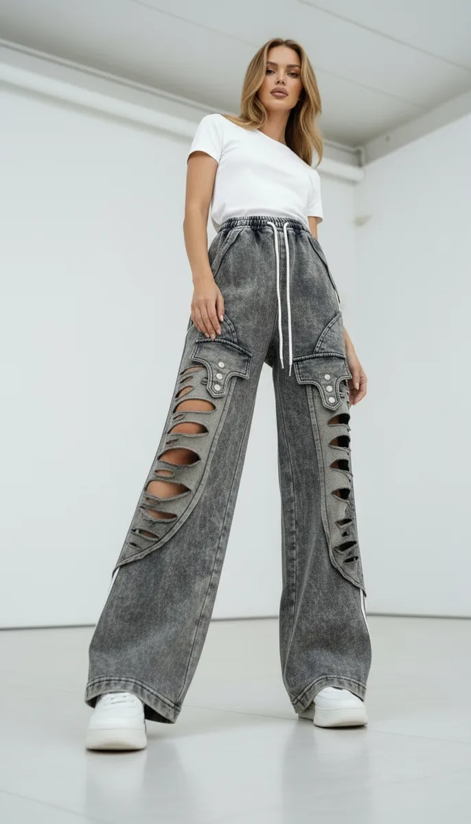 Hose 1742, Grau — AMINA.ANIMA (4)